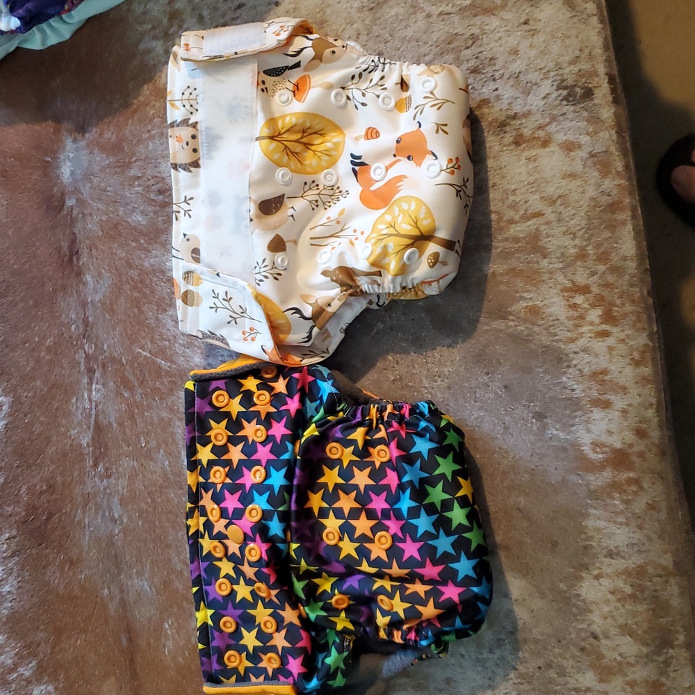 Set of 2 cloth diapers